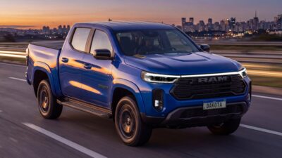 Ram Dakota Laramie Night Edition ganha visual ‘dark’ para ser menos conservadora