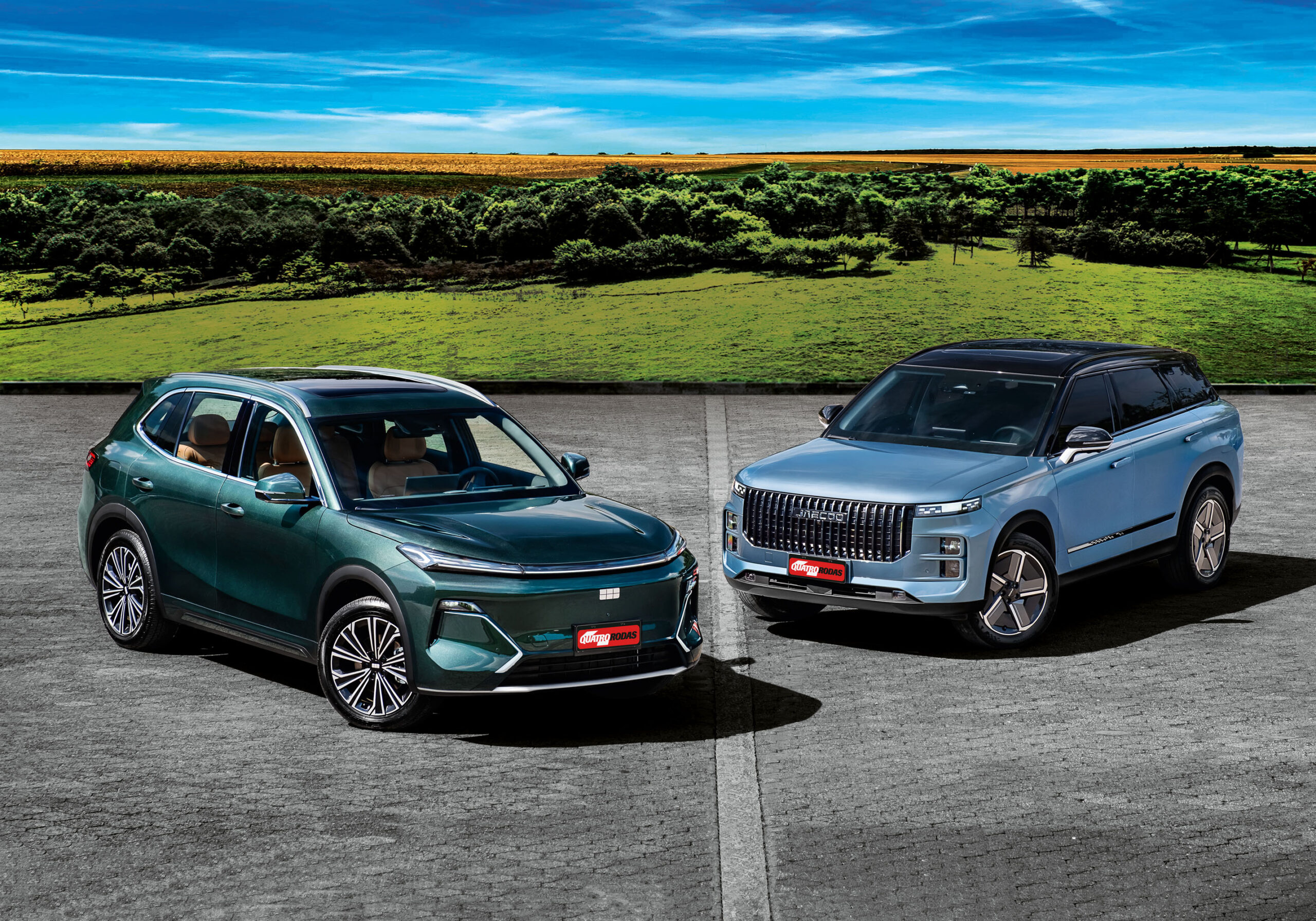 Geely EX5 EM-i e Jaecoo 7 são alternativas aos BYD e GWM, mas qual é melhor?