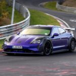 Porsche Taycan Turbo GT Manthey baixa tempo em Nürburgring e engole Xiaomi elétrico