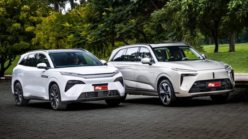 BYD Atto 8 e GWM Wey 07 são chineses com luxo de carro europeu, mas qual é melhor?