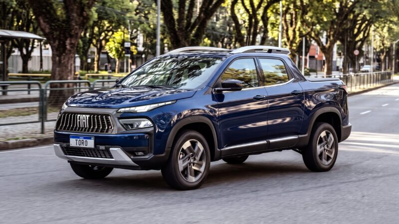 Fiat Toro 2027 marca estreia de versões híbridas 48V, mas preço beira os R$ 200.000