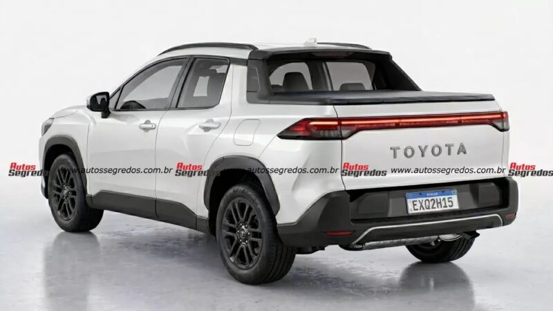 Picape híbrida nacional da Toyota será um Corolla Cross com caçamba