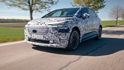 Novo Audi A2 e-tron surge em vídeo em fase de testes antes do lançamento