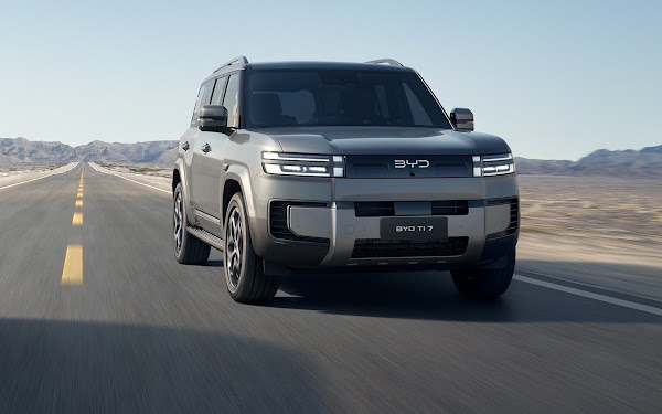 BYD Ti7 PHEV estreia no Reino Unido como rival de BMW X7 e Audi Q7