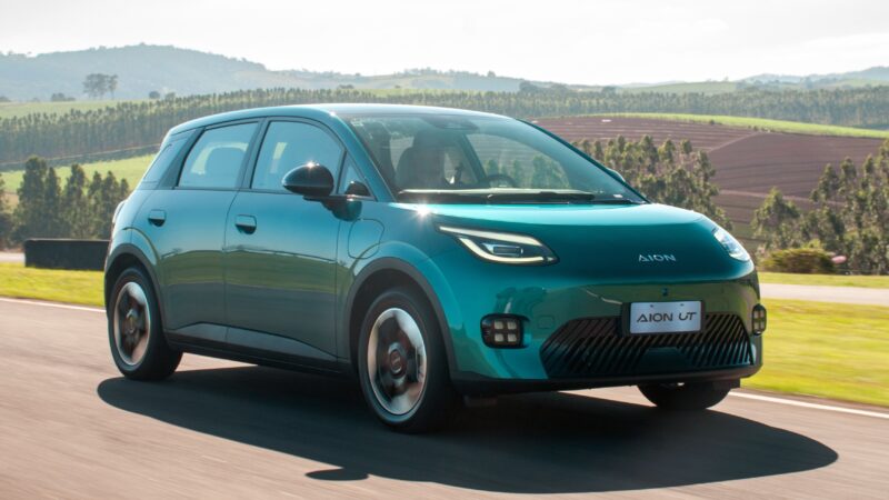 GAC Aion UT usa motor e espaço de SUV grande contra BYD Dolphin e Geely EX2 por R$ 139.990