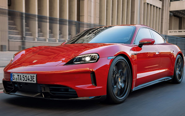 Novo Porsche Taycan 2027: câmbio virtual e autonomia de até 700 km – fotos