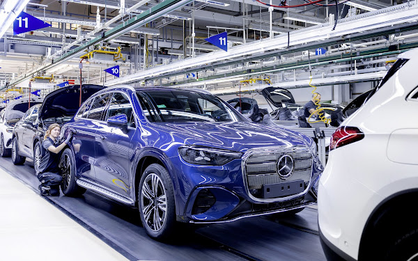 Mercedes GLC elétrico: produção ampliada após recorde de pedidos