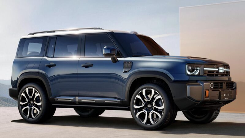 Geely Galaxy Cruiser 700 estreia como SUV quadrado de 1.128 cv e três motores elétricos