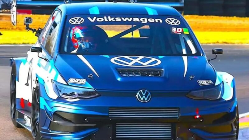 Volkswagen constrói Golf de 1.000 cv com motor de Audi para subidas de montanha