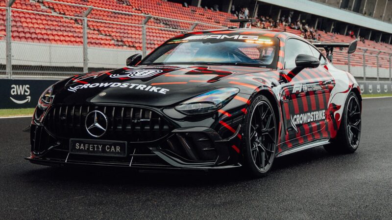 Novo safety car da Fórmula 1 tem um detalhe inédito após décadas de trabalho nas pistas
