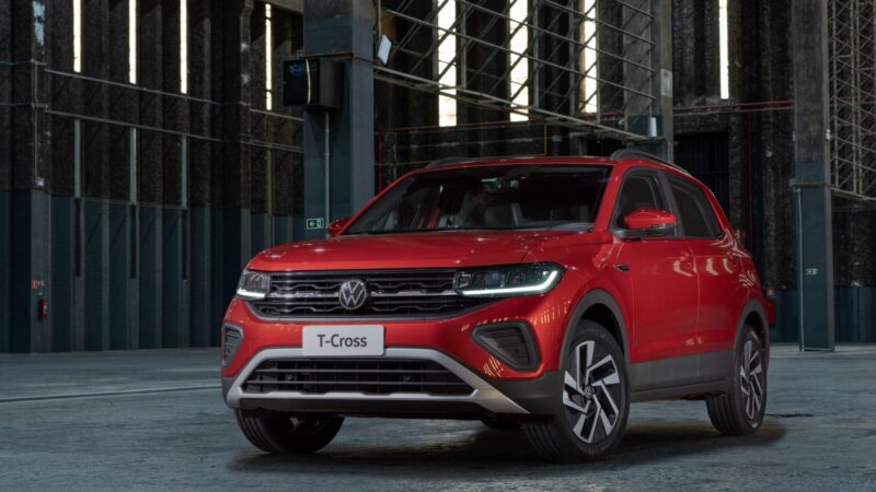 Volkswagen T-Cross ganha câmbio de 8 marchas em algumas versões
