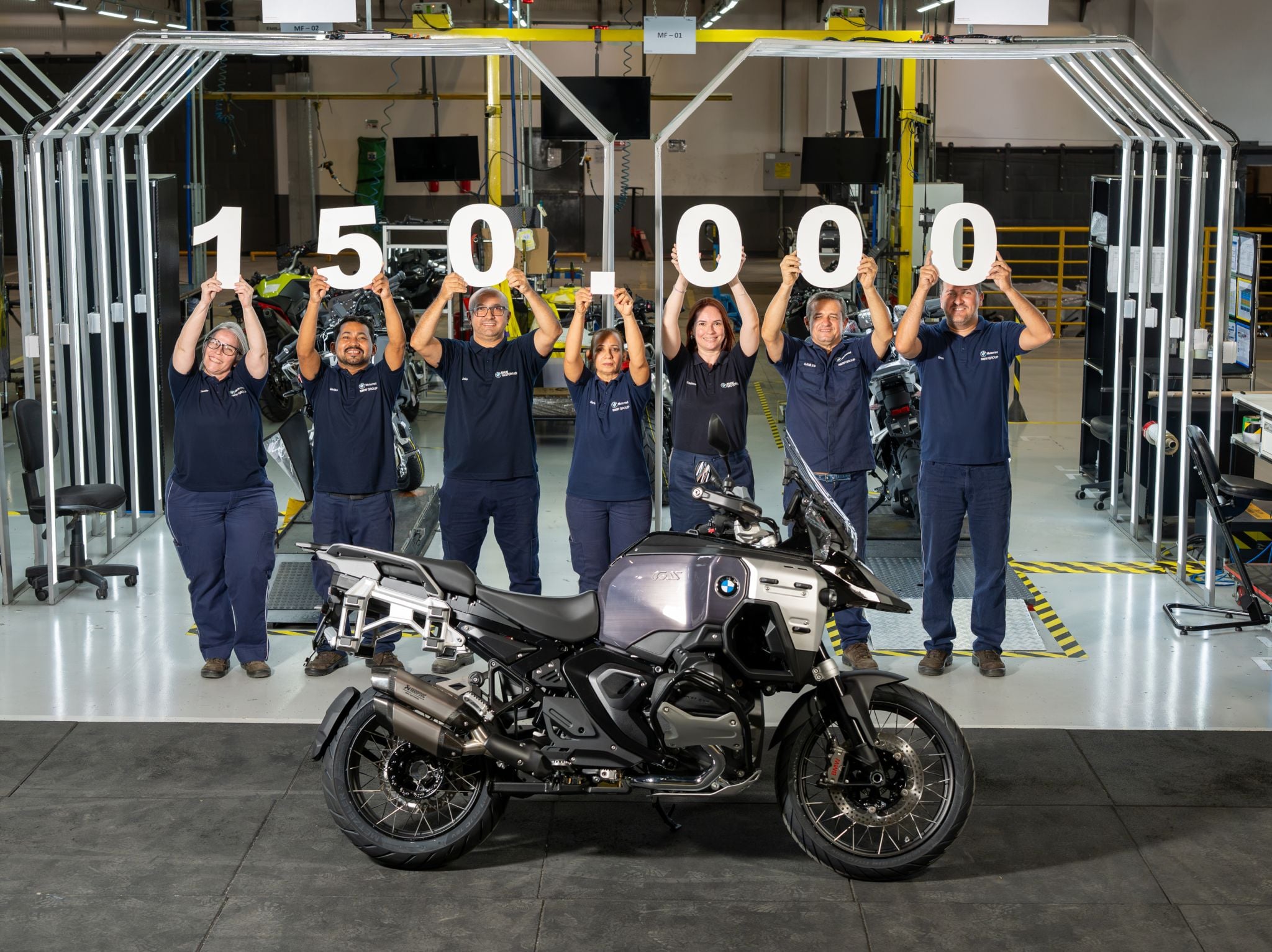 10 anos de BMW: R 1300 GS é fabricada na celebração de marco da unidade amazonense