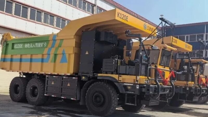 China entrega o primeiro caminhão de mineração movido a bateria de sódio