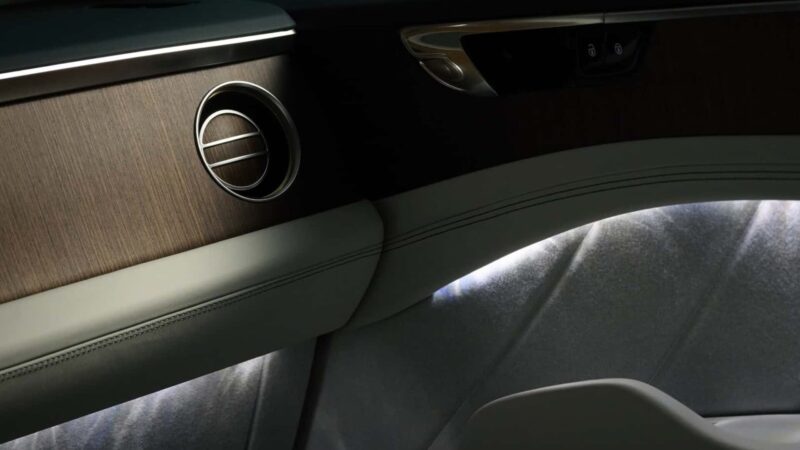 A ovelha que já valeu pena de morte agora forra o banco do novo Bentley elétrico