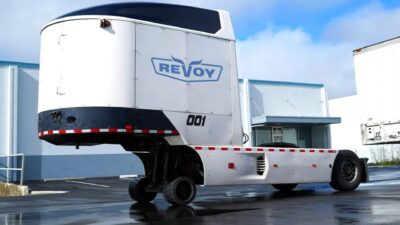 Dolly elétrico converte caminhão a diesel em híbrido e corta 85% das emissões