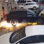Zeekr 7X pega fogo perto de carregador e fabricante aponta batida anterior como fator contribuinte