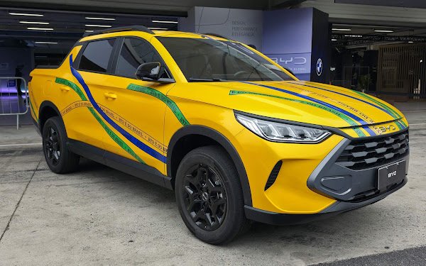 BYD Mako chega em 2026: picape híbrida plug-in flex para enfrentar a Toro