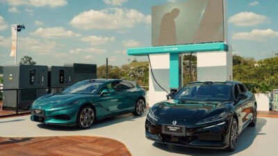 Denza lança carregador de 1.500 kW no Brasil: recarga de 10% a 70% em 5 minutos
