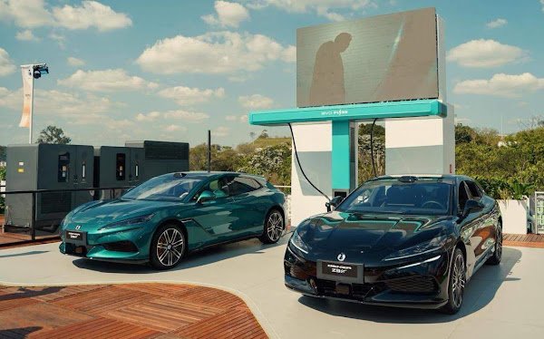 Denza lança carregador de 1.500 kW no Brasil: recarga de 10% a 70% em 5 minutos