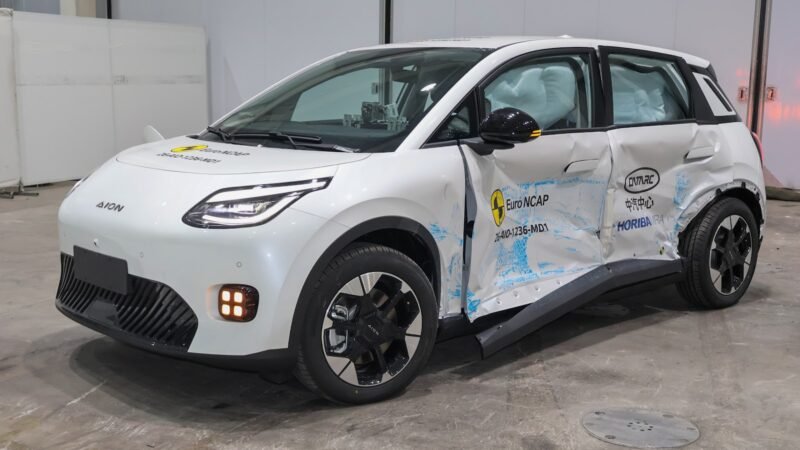 GAC Aion UT conquista cinco estrelas no Euro NCAP