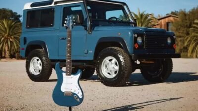 PRS lança guitarras de John Mayer com cores do Land Rover Defender