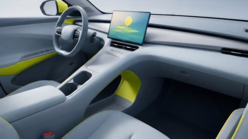 Novo BYD Dolphin Mini terá velocímetro na central multimídia