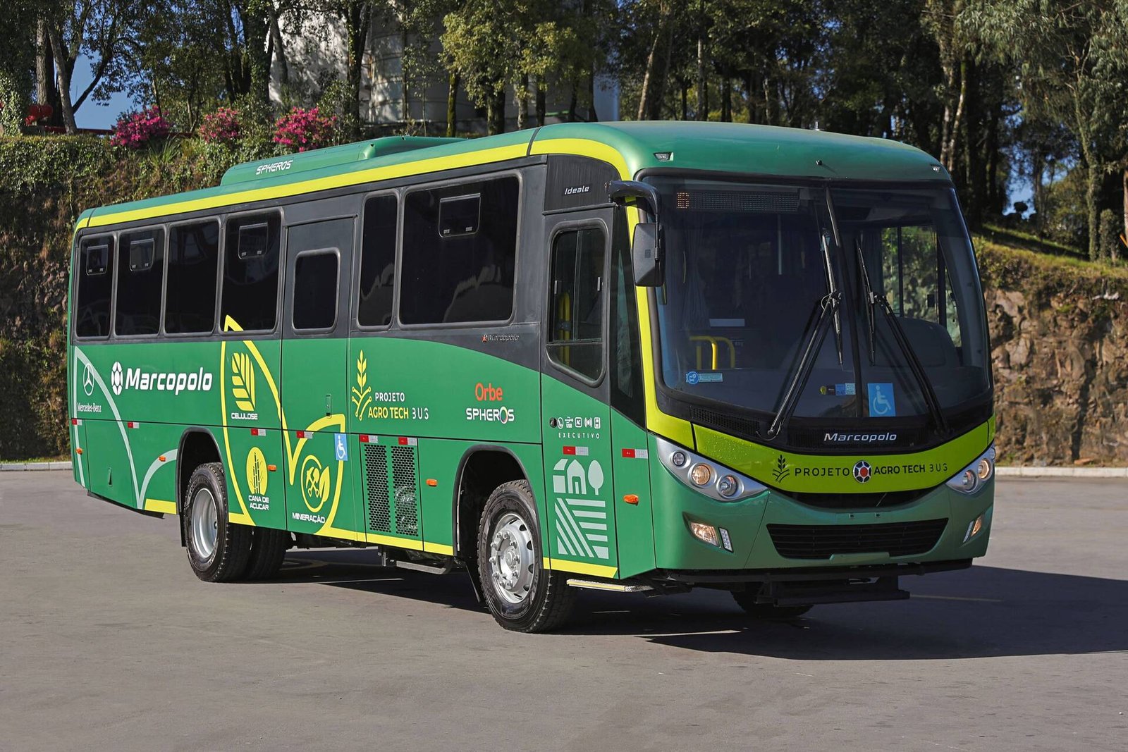 Ônibus da Marcopolo para o agro tem ar-condicionado equivalente a 12 splits de quarto; entenda