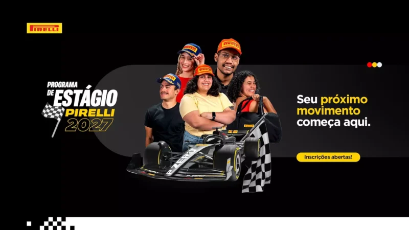 Pirelli abre inscrições para o Programa de Estágio 2027 com 29 vagas