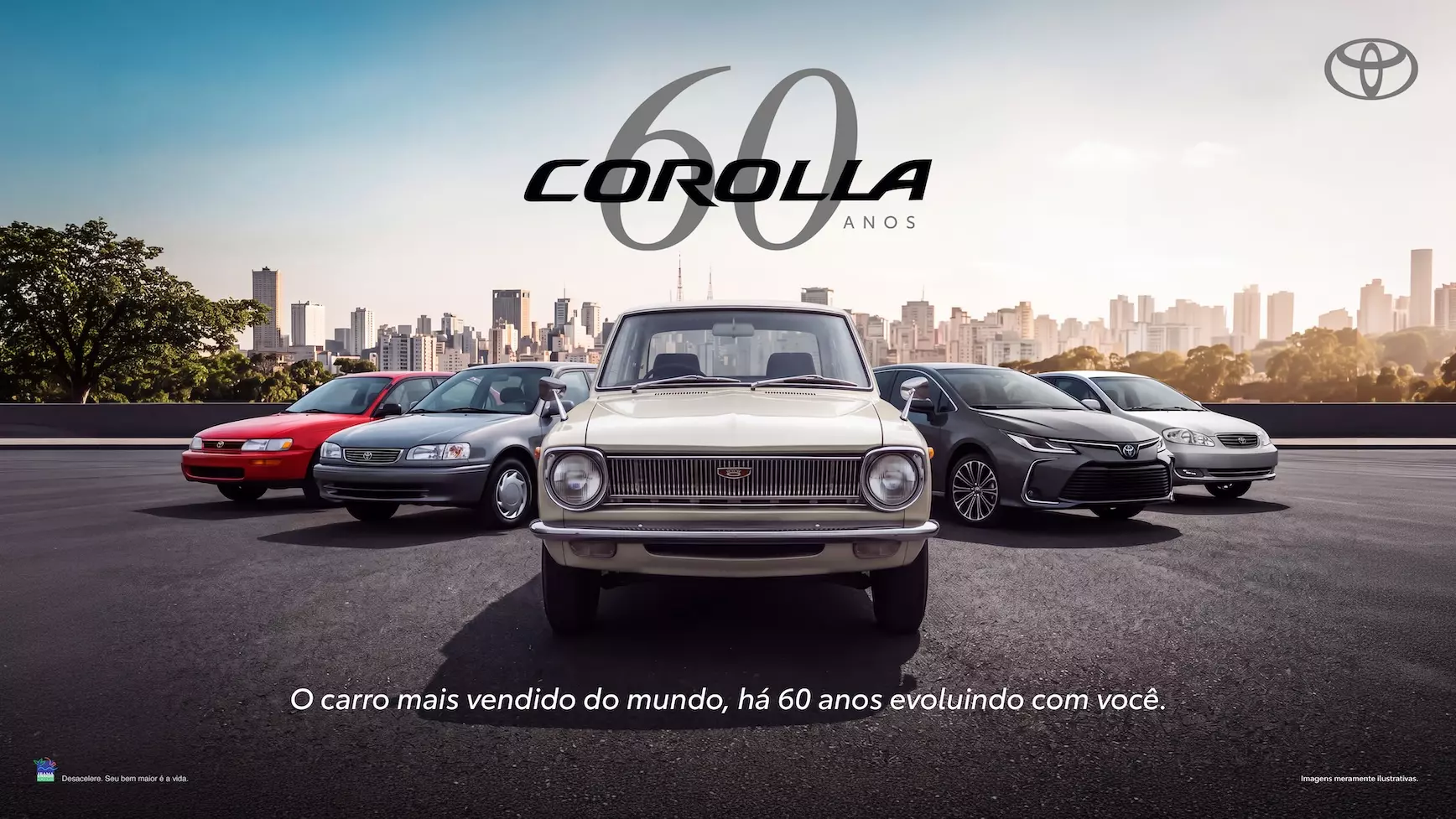 Toyota abre inscrições para o 1º Encontro Corollovers, que celebra os 60 anos do Corolla