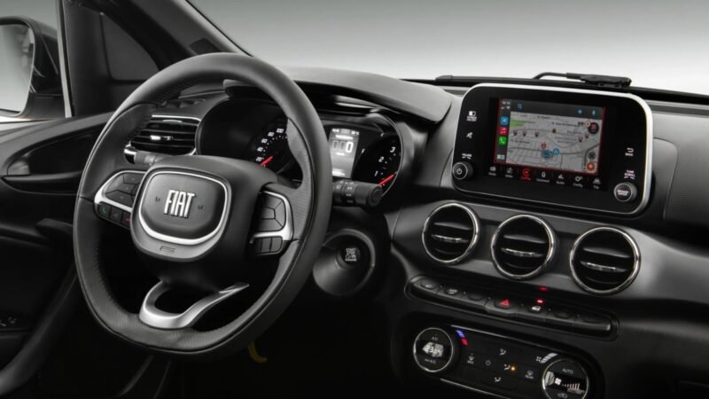Argo Drive 2027 mantém 2 airbags, contra 4 do Polo Track e 6 do Onix entre hatches