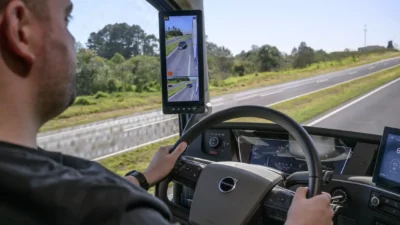 Volvo lança sistema que para o caminhão automaticamente ao detectar sonolência do motorista