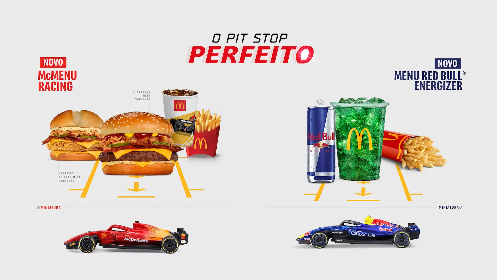 McDonald’s lança bebida Red Bull Blue Raspberry Energizer e novos sanduíches