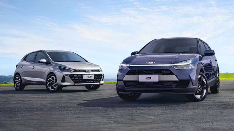 Flopou? Vendas do Hyundai HB20 e HB20S superam o novo i20 no mercado brasileiro