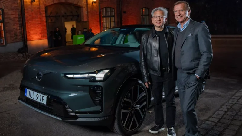 Volvo amplia parceria com a NVIDIA para desenvolver condução automatizada