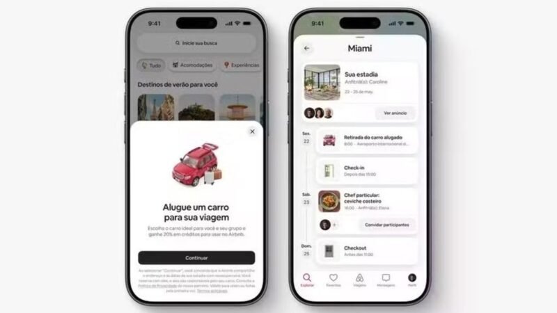 Airbnb estreia aluguel de carros em mais de 300 cidades do Brasil