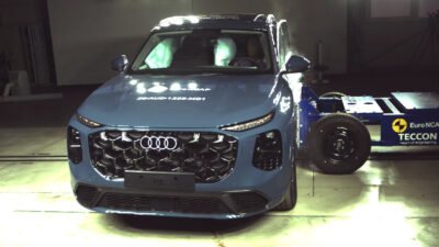 Audi Q7 conquista cinco estrelas no Euro NCAP 2026, mas tem ressalvas