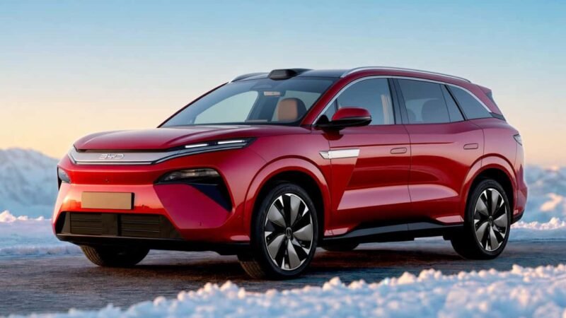 BYD Atto 8 estreia na Europa com recarga ultrarrápida de 10% a 97% em nove minutos