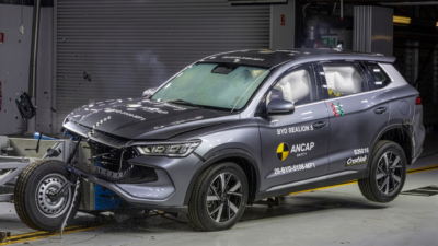 BYD Song Pro recebe só três estrelas em teste de segurança do ANCAP