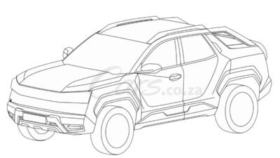 Chery registra patente de nova picape monobloco com visual próximo ao Omoda X; porte ainda gera dúvidas frente à Fiat Toro