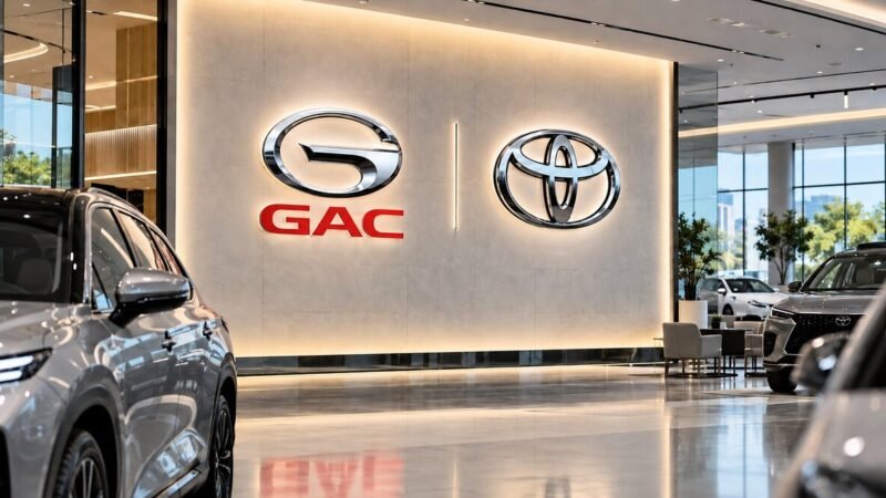 Toyota redesenha parcerias na China: GAC assumirá a fatia de 50% da FAW Toyota