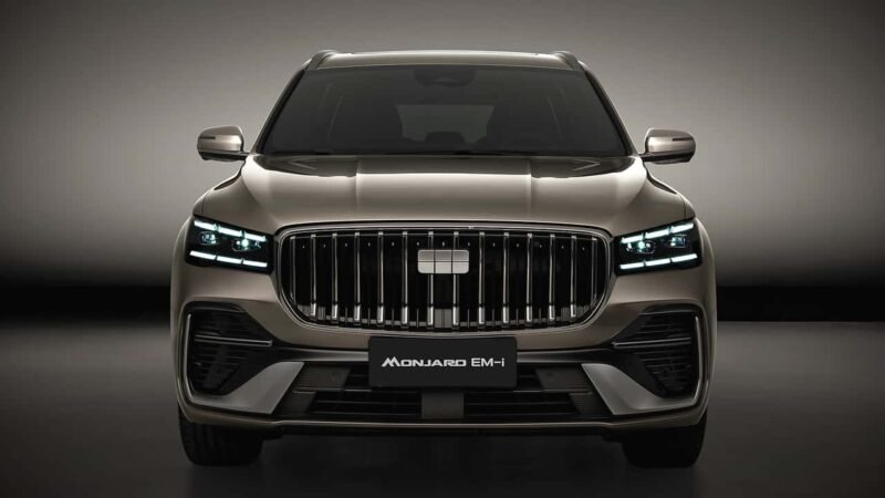 Geely Monjaro chega à Europa com híbrido plug-in do EX5 e tração integral