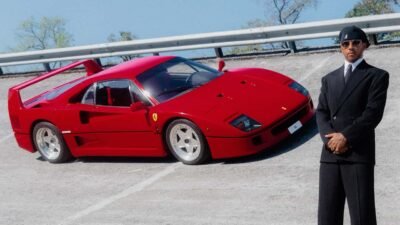 Ferrari F40 de Hamilton rodou só 69 km em 35 anos e escondia surpresa no motor