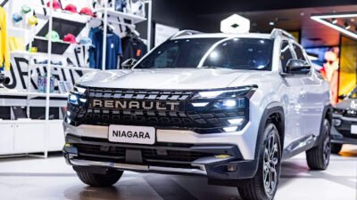 Nova Renault Niagara 2027 é exposta em Curitiba antes do lançamento no Brasil