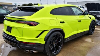 Lamborghini Urus Performante com 83 km rodados é classificado como “perda total” por falta de VIN visível